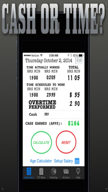 Cop's Overtime Calculator