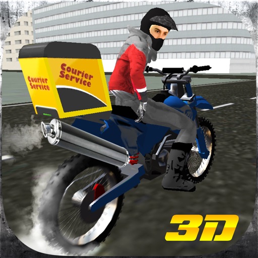 Motorcycle Cargo Delivery Boy 3D Simulator icon