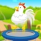 Chicken Farm Jump: Worm Warrior Heroes