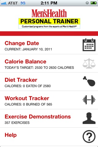 Men's Health Personal Trainer screenshot 2