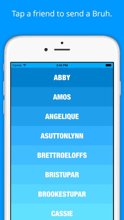 The Bruh App - Tap a Friend to Send a Bruh
