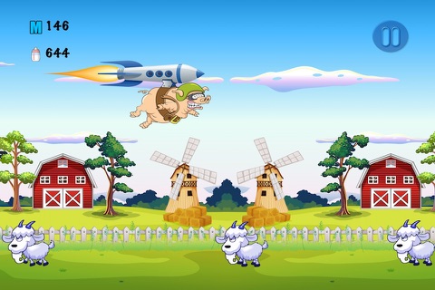 An Ultimate Piggy Rocket Ride FREE screenshot 3