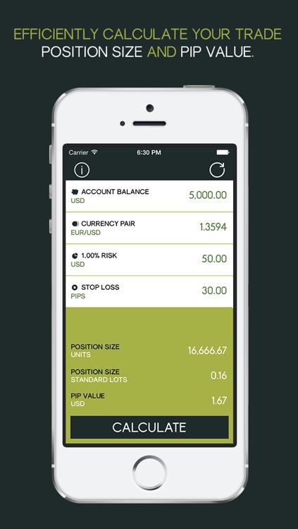 Forex Trade Calculator - A Position Size & Pip Value Trading Tool For The FX Day Trader