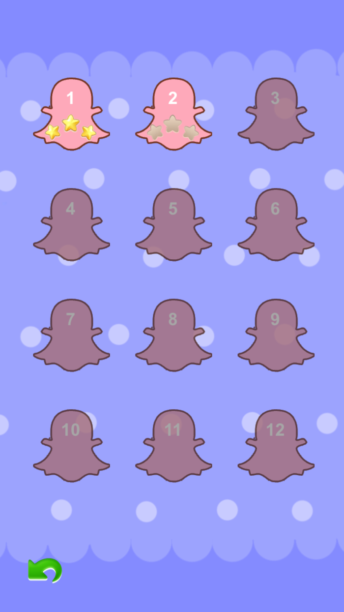 Pop Ghost- challenge the levels and get the 3 stars.