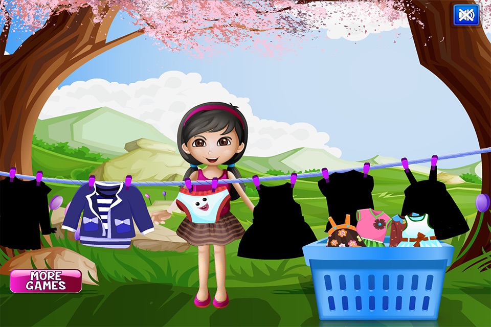 Arya Washing Clothes Kids Game screenshot 4