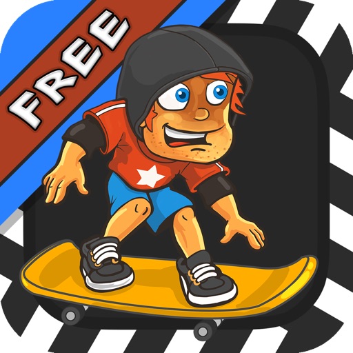Longboard Larry - Free Street Surfing Skate-board Game iOS App