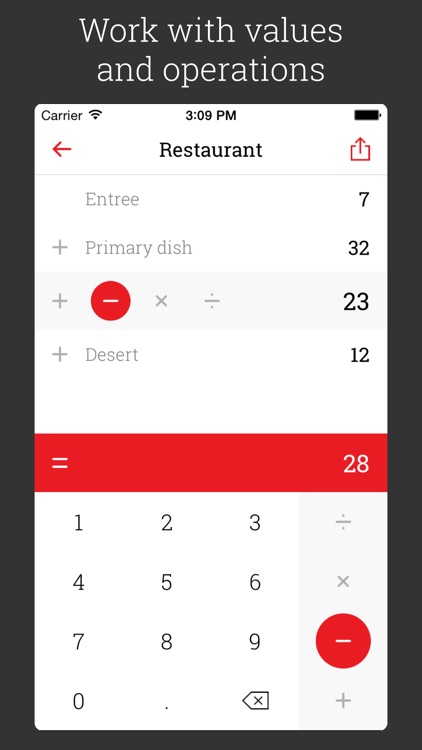 Summator - Calculator Made to Work With Numbers screenshot-0