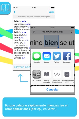 Spanish <-> Portuguese Slovoed Compact talking dictionary screenshot 3
