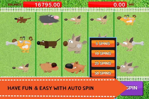Amusing Doggies Dog - Keno Slot Machine PRO screenshot 4