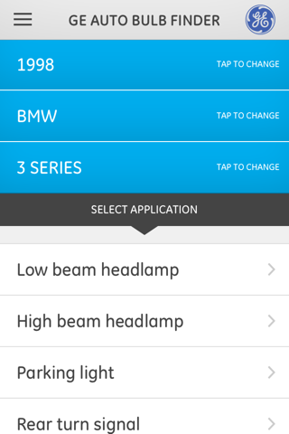 GE Auto Bulb Finder screenshot 2