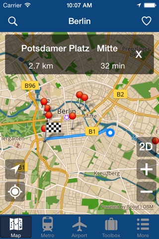 Berlin Offline Map - City Metro Airport screenshot 2