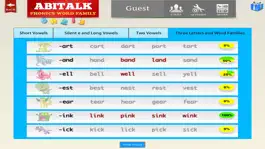 Game screenshot ABC Phonics Word Family Free apk