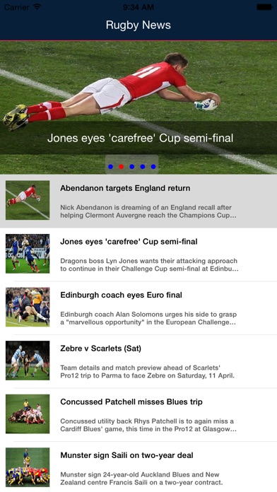 【图】Rugby News- Live Rugby sport, scores, informations and schedules(截图1)