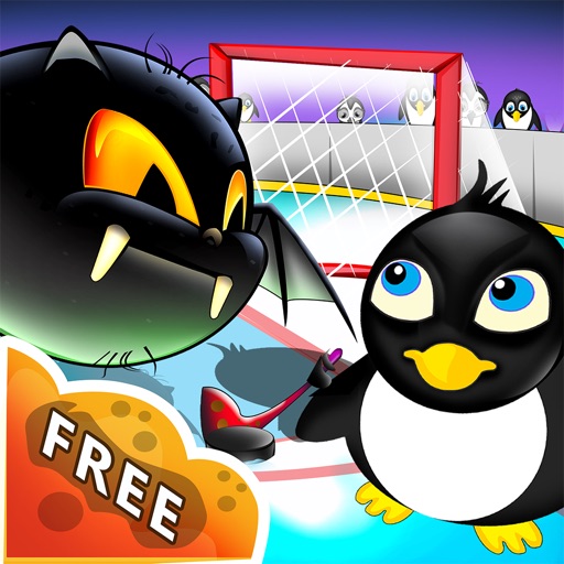 Penguins Ice Kingdom : Puffy Fluffy Air Hockey League iOS App