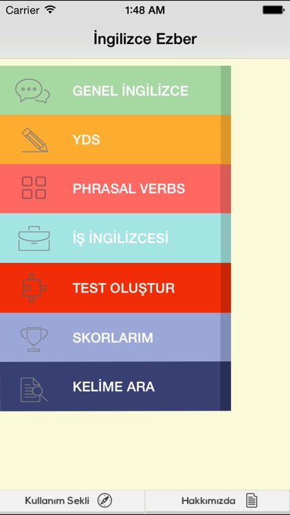 İngilizce Kelime Testleri 5000 Kelime - YDS -TOEFL -ingilizce kelime ezberleme screenshot-4