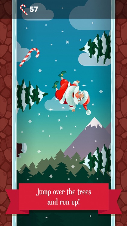 Running Santa - Candy climb Free