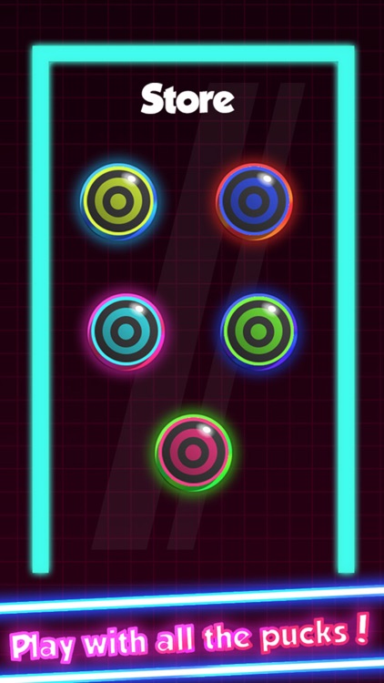 Neon Hero – Glowing Air Hockey Champion screenshot-4