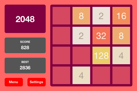 2048PlusX screenshot 2