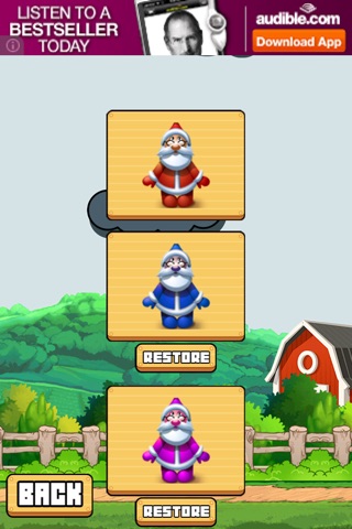 Santa Claus Chimney Parachute Ride - don’t crash on the walls screenshot 2