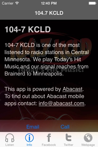 104.7 KCLD screenshot 2