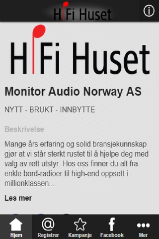 HiFi Huset screenshot 2