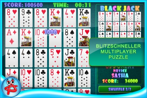 Blackjack Puzzle screenshot 2