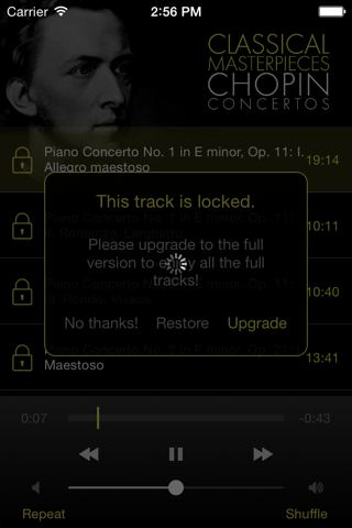 Chopin: Concertos screenshot 4