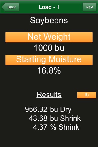 Dry Grain Calculator screenshot 4