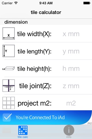 Tile Calculator for Joint screenshot 2
