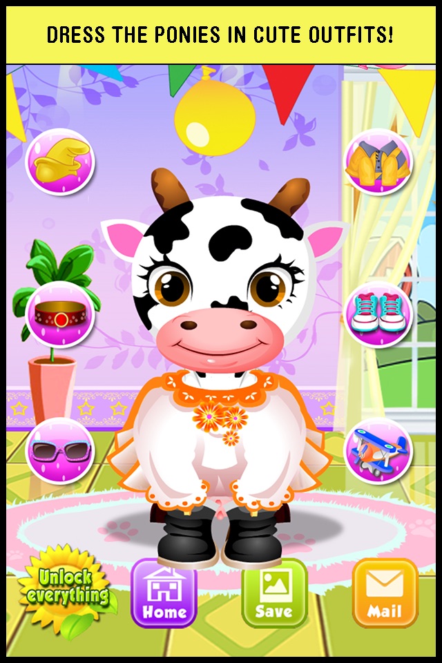 A Baby Pony Little Pet Spa Doctor - my pets vet hair salon & makeover dress up games for girls kids screenshot 3