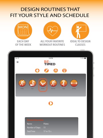 BeTimedHD - timer for interval training, yoga or meditation screenshot 2