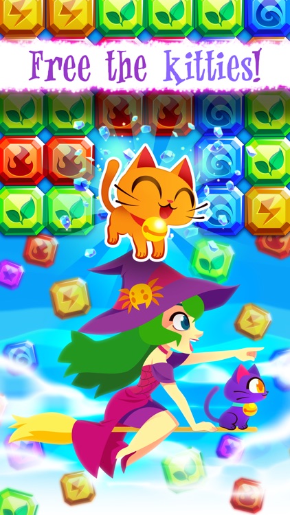 Magic Cats Journey - Arcade Match-3 Game