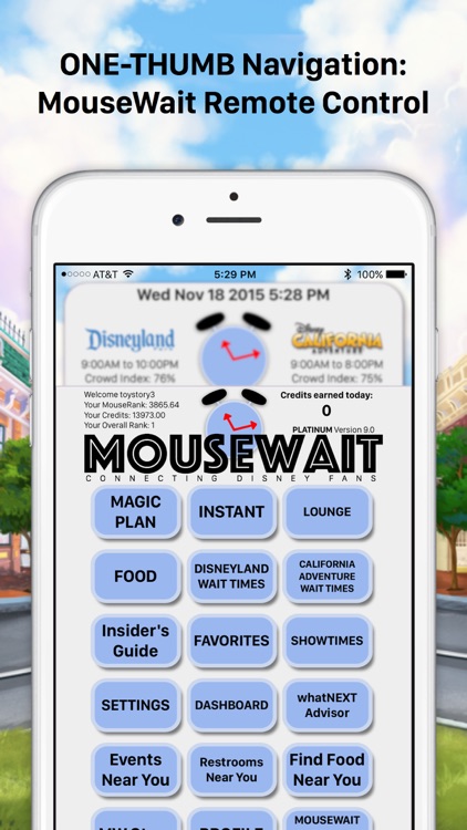 MouseWait for Disneyland Wait Times Platinum Insider's Guide to Disneyland screenshot-3