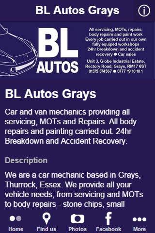 BL Autos Grays screenshot 2