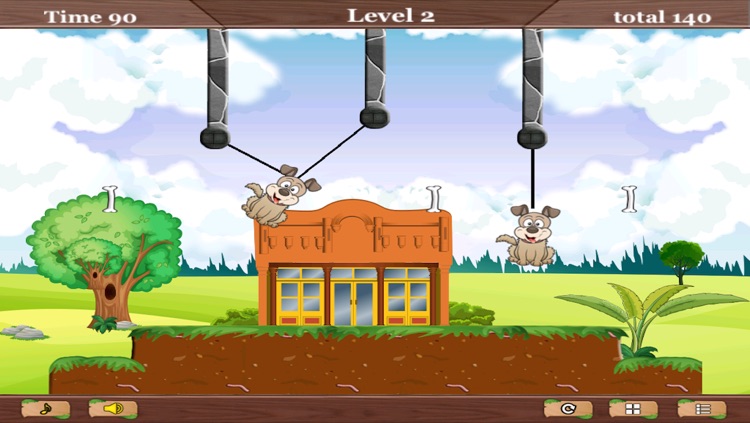Feed My Pet Dog: A Logic Rope Rescue Strategy Game