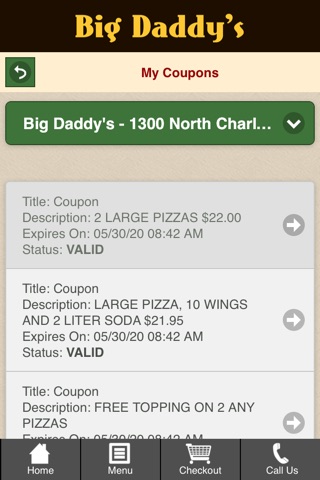 Esposito’s Big Daddy’s Pizza screenshot 3