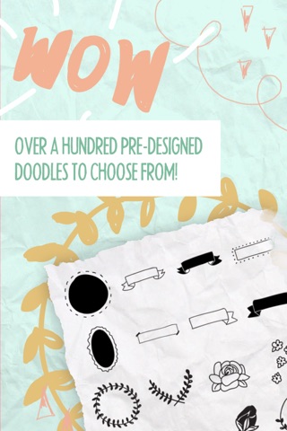 DoodleSnap - Design and Edit Photos with Doodles and Sketch Typography Overlays for DIY Picture Collages screenshot 2