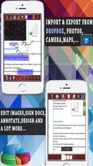 編輯PDF和轉換圖片為PDF格式 - 編輯文檔，圖片或簽署的Dropbox文件(圖1)-速報App