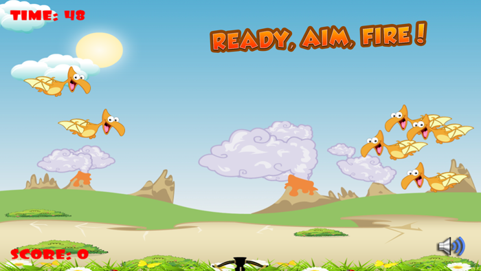 Mortal voando assassino dino  tiro com arco jogo de tiro