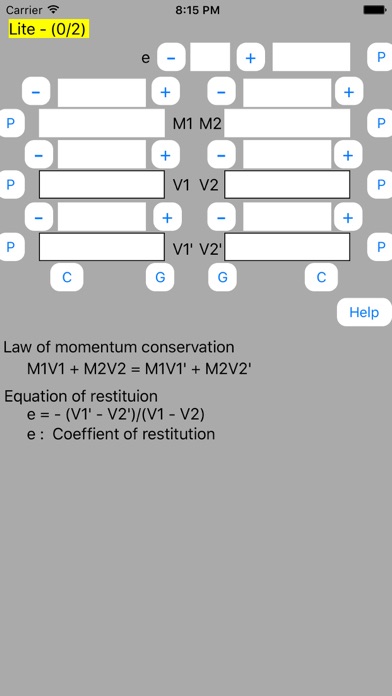 How to cancel & delete Collision Calculator Lite from iphone & ipad 1