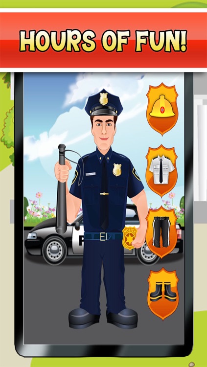 Fireman Costume and Police Uniform Dress Up - Firefighter In Firehouse Maker Game Free