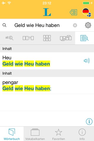 Schwedisch Deutsch Wörterbuch screenshot 2