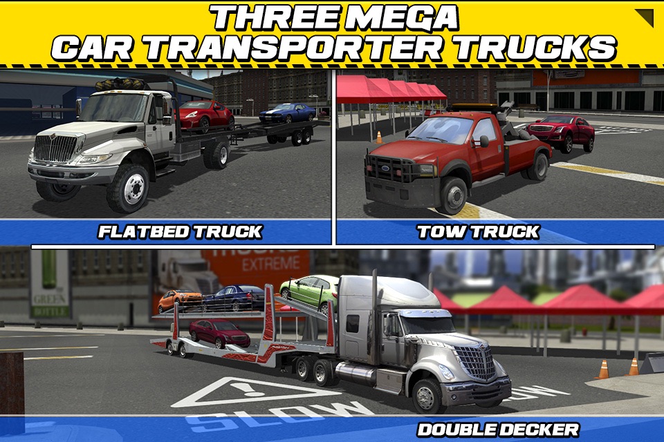 Car Transport Truck Parking Simulator - Real Show-Room Driving Test Sim Racing Games screenshot 2