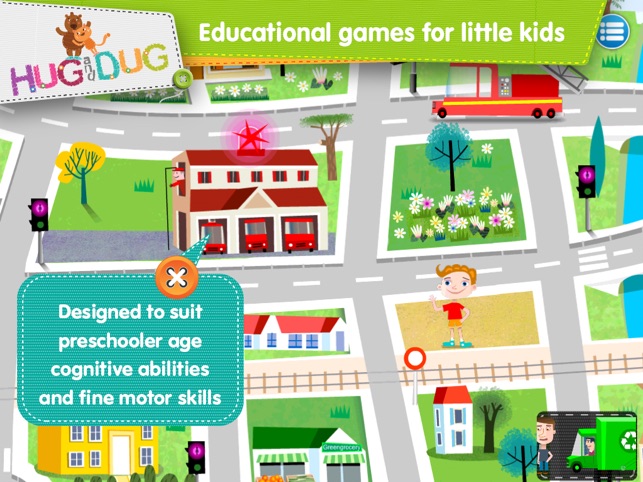 Little Town Explorer -  HugDug educational activity game for(圖5)-速報App