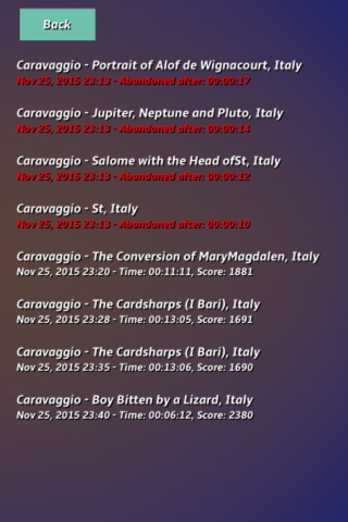Caravaggio Art Puzzles screenshot 2