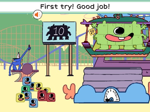 Math Monster Carnival screenshot 2