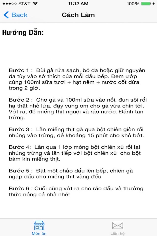 VietnameseRecipeBook screenshot 3