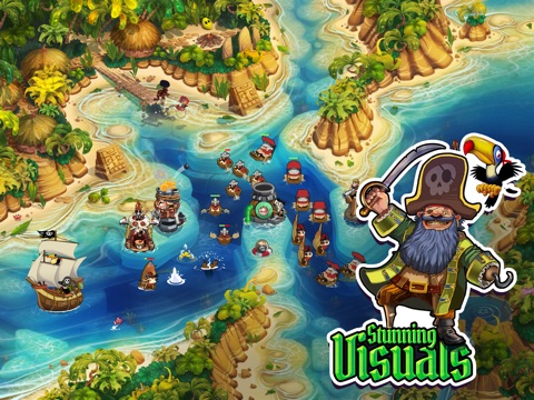 Pirate Legends TD на iPad