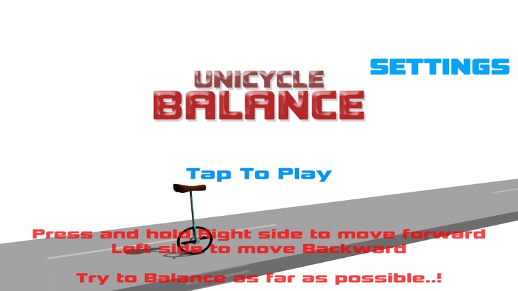 Unicycle Balance