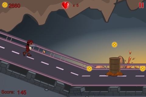 Killer Zombie Army Run vs. Angry Zombies Highway Battle Wars screenshot 4